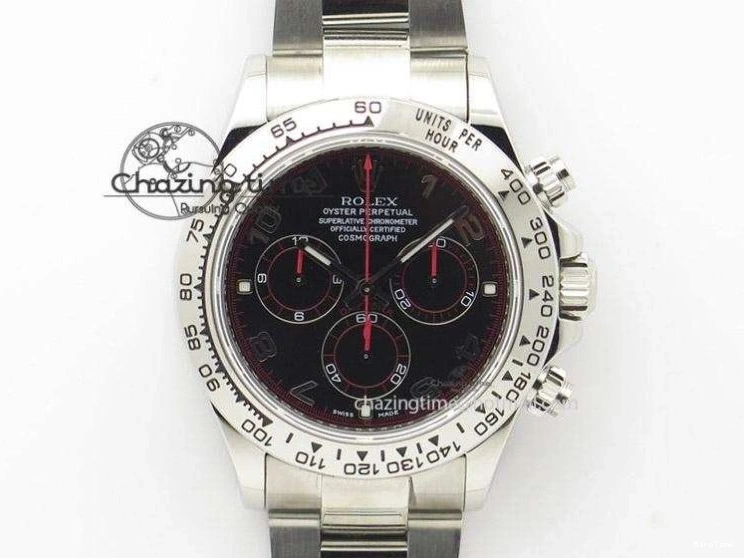 MiroTime 0119 Daytona 116519 Noob 1:1 Best Edition 904L SS Case Blue Dial on Black Rubber Strap SA4130 (Free Extra Strap) Compact 3290